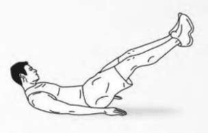 Leg raises abs